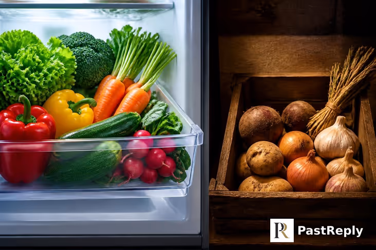 Where should I store vegetables?