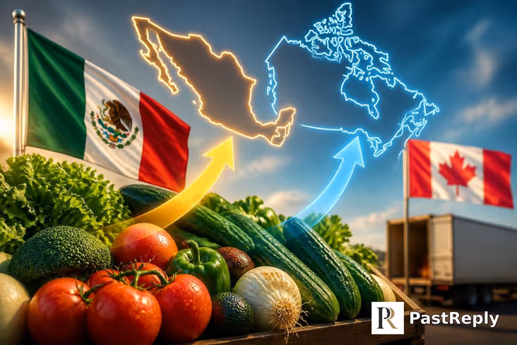 Where are vegetables imported from?
