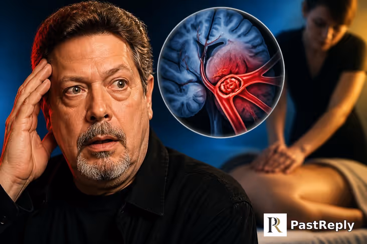 Why did Tim Curry have a stroke?