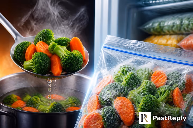 Can vegetables be frozen?
