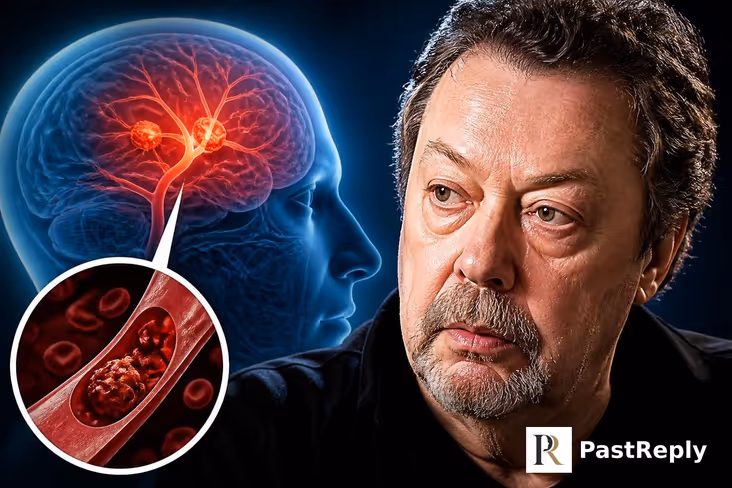 What caused Tim Curry's stroke?