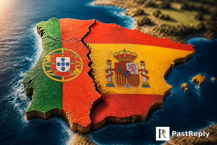 Are Spain and Portugal different countries?