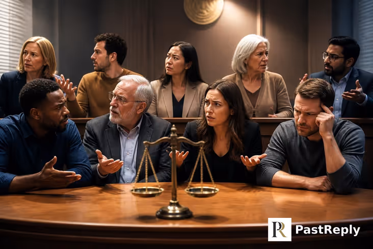 What does deadlocked jury mean?