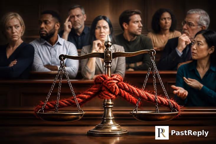 What is a deadlocked jury called?
