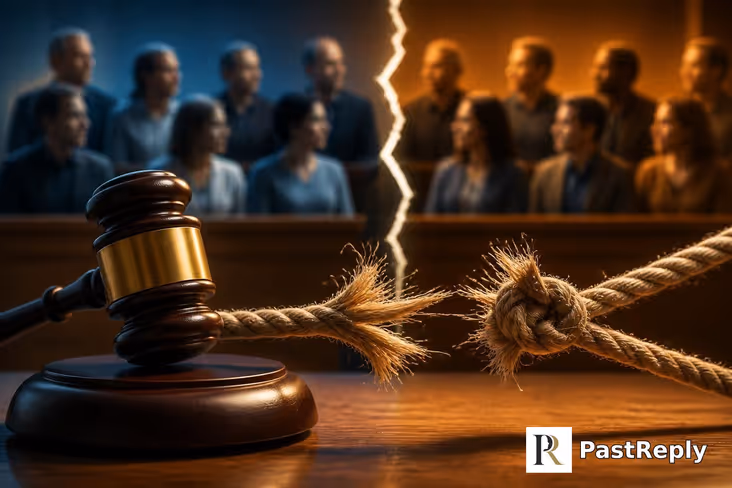Does a hung jury mean not guilty?