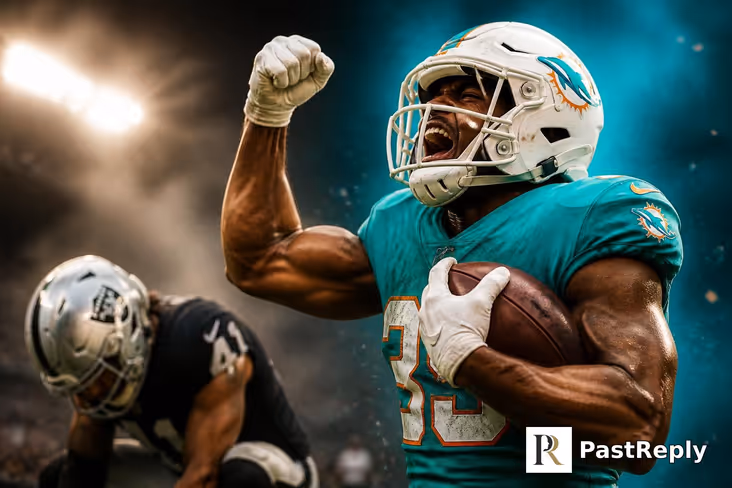Who won the Dolphins vs. Raiders game?