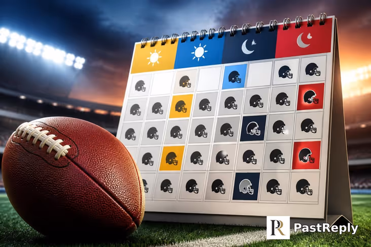 How does the NFL schedule work?