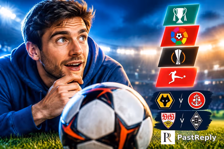 What football matches are on today?