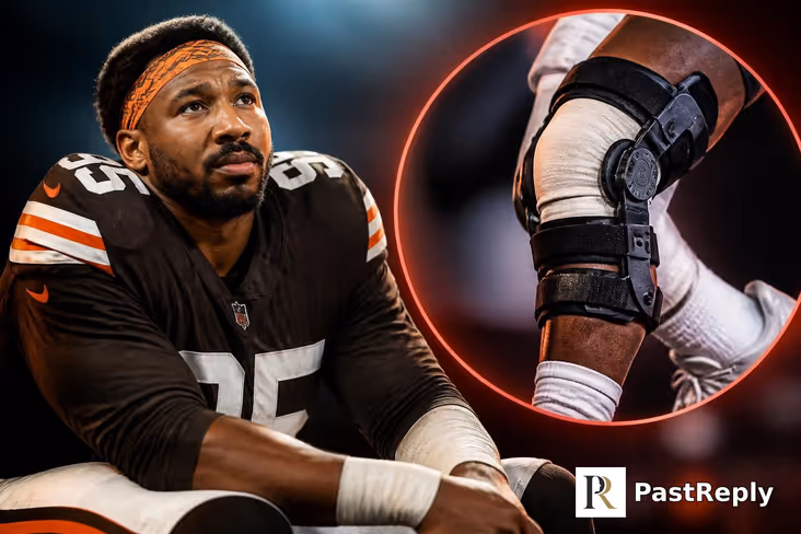 Why is Myles Garrett not playing today?