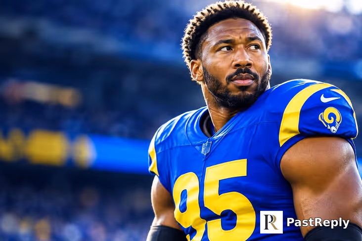 What is Myles Garrett's position?