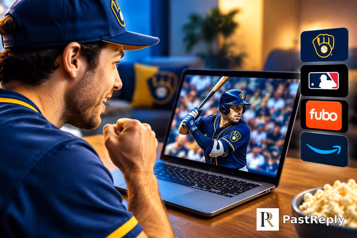 How can I stream the Brewers game today?