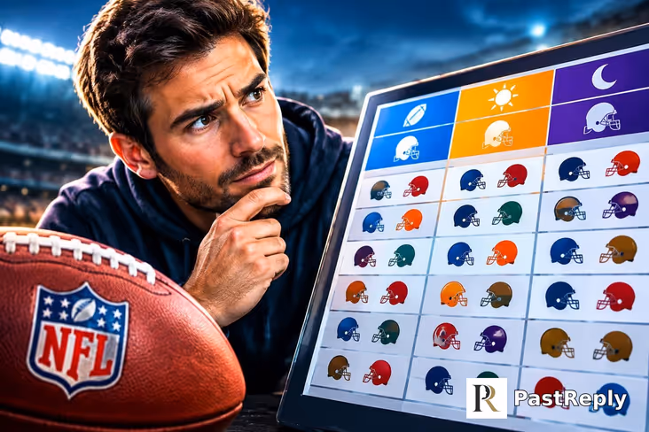 How do NFL schedules work?