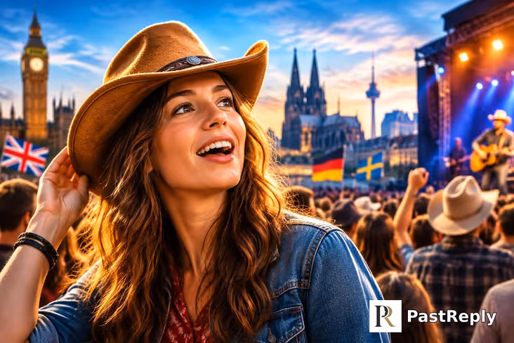 Is country music popular in Europe?