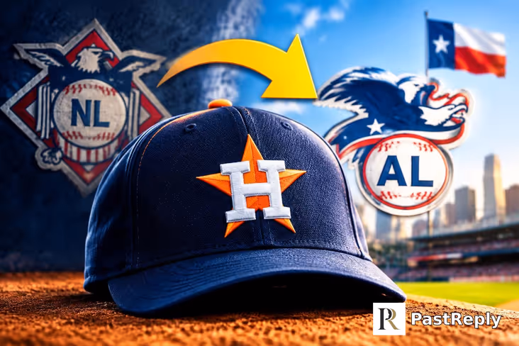 Why did the Astros move to the American League?
