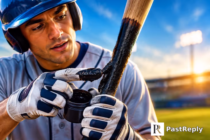 Why do baseball players use pine tar?