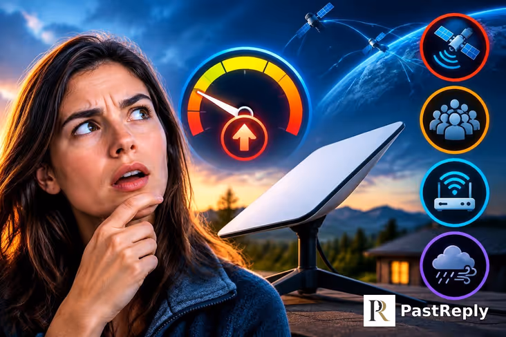 Why is Starlink's upload speed slow?