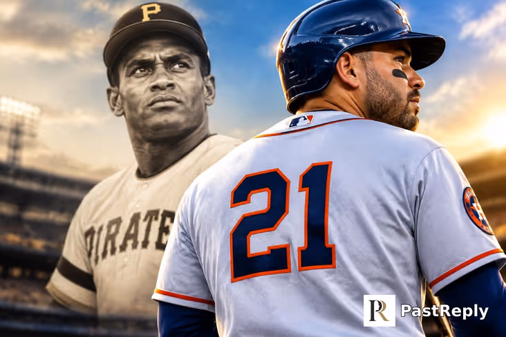 Why are the Astros wearing number 21?