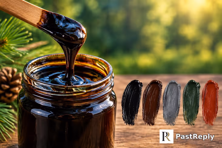 What color is pine tar?