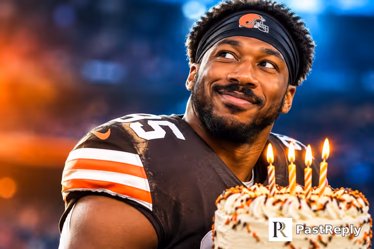 When is Myles Garrett's birthday?