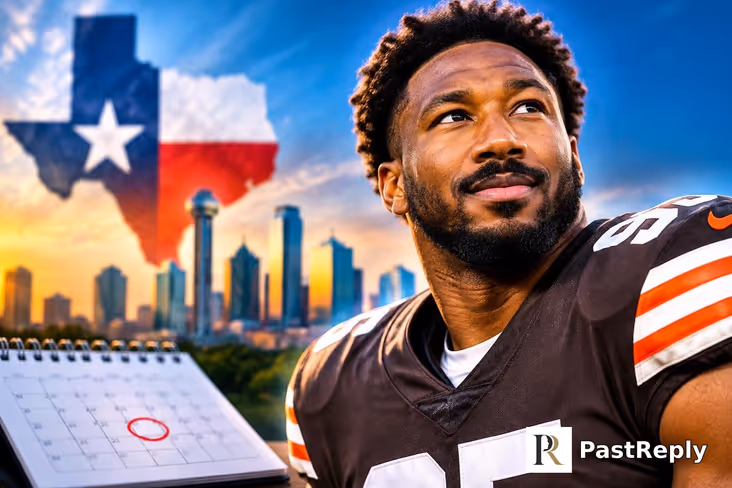 When was Myles Garrett born?