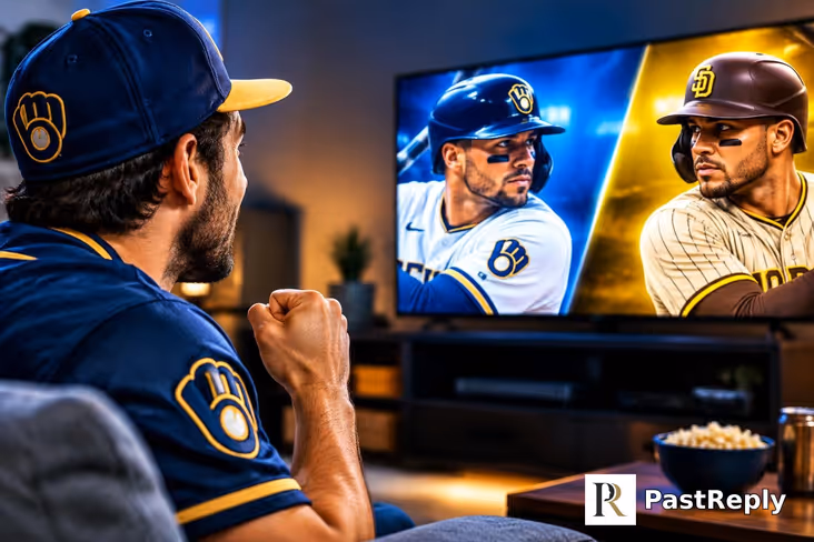 Where can I watch the Brewers game today on TV?