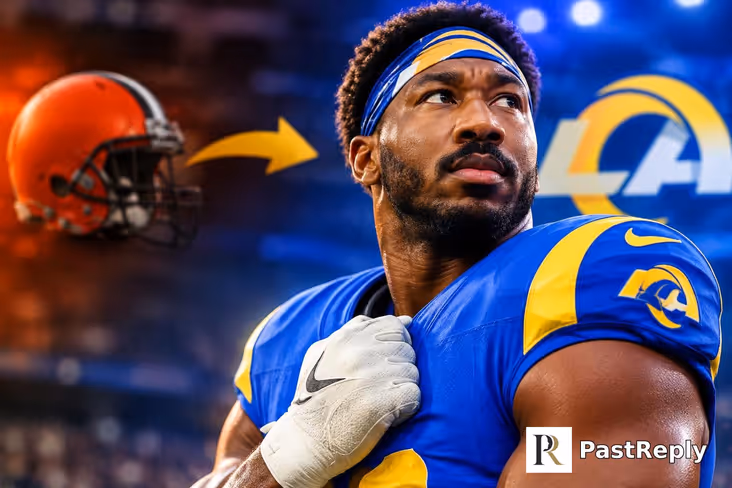 Who does Myles Garrett play for?
