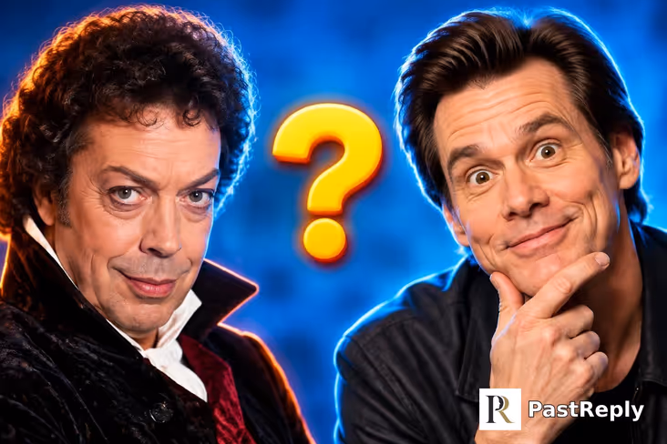 Are Tim Curry and Jim Carrey related?