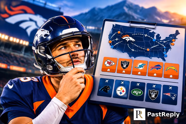 What is the Denver Broncos' remaining schedule?