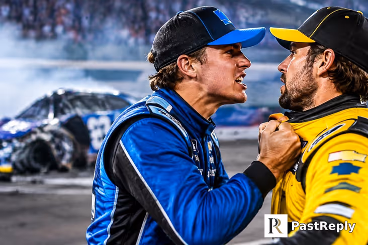 Why was there a fight in NASCAR?
