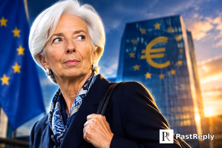 Why is Christine Lagarde leaving?